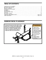 Предварительный просмотр 2 страницы Weider Victory Club Series 320 User Manual