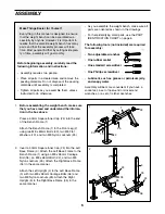 Preview for 6 page of Weider Victory Club Series 320 User Manual