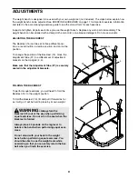 Preview for 9 page of Weider Victory Club Series 320 User Manual