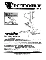 Weider Victory SM11 Owner'S Manual preview