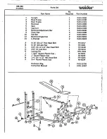 Preview for 2 page of Weider WB-320 Classic Assembly Instructions Manual