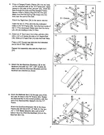 Предварительный просмотр 7 страницы Weider WB1430 Manual