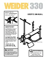 Weider WEBE12910 User Manual preview