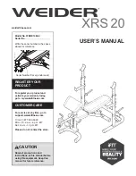 Weider WEBE1486.0 User Manual preview