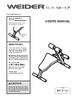 Weider WEBE8912.0 User Manual preview