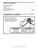 Preview for 2 page of Weider WEBE8912.0 User Manual