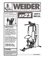 Weider WESY81080 User Manual preview