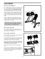 Preview for 6 page of Weider WSAW10011.0 User Manual