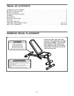 Preview for 2 page of WeiderPro 230 831.15706.0 User Manual