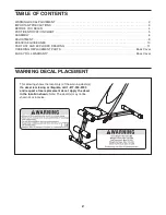 Preview for 2 page of WeiderPro 255 L 831.15906.0 User Manual