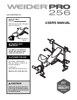 WeiderPro 256 29829.1 User Manual preview