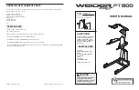 WeiderPro WEEVBE1495.0 User Manual preview