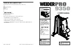 Предварительный просмотр 1 страницы WeiderPro WEEVSY59230 User Manual