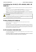 Preview for 15 page of Weidmuller IE-CS-2TX-1RS232/485 User Manual