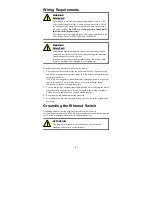 Предварительный просмотр 8 страницы Weidmuller IE-SW-BL05 Series Hardware Installation Manual