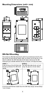 Предварительный просмотр 6 страницы Weidmuller IE-SW-BL06-1TX-4PoE-1SC Hardware Installation Manual