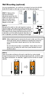 Предварительный просмотр 7 страницы Weidmuller IE-SW-BL06-1TX-4PoE-1SC Hardware Installation Manual