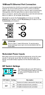 Предварительный просмотр 11 страницы Weidmuller IE-SW-BL06-1TX-4PoE-1SC Hardware Installation Manual