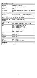 Предварительный просмотр 15 страницы Weidmuller IE-SW-BL06-1TX-4PoE-1SC Hardware Installation Manual