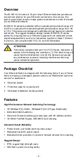 Предварительный просмотр 2 страницы Weidmuller IE-SW-VL16-14TX-2SC Hardware Installation Manual