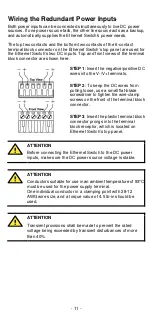 Предварительный просмотр 11 страницы Weidmuller IE-SW-VL16-14TX-2SC Hardware Installation Manual