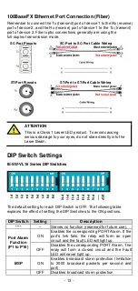 Предварительный просмотр 13 страницы Weidmuller IE-SW-VL16-14TX-2SC Hardware Installation Manual