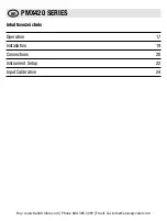 Preview for 2 page of Weidmuller PMX420 Series Operating Instructions Manual