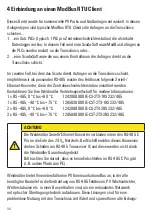 Preview for 30 page of Weidmuller Transclinic 14i+ User Manual