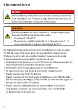 Preview for 32 page of Weidmuller Transclinic 14i+ User Manual