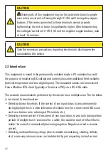 Preview for 42 page of Weidmuller Transclinic 14i+ User Manual