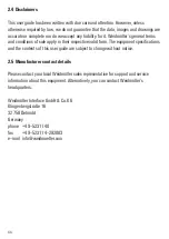 Preview for 44 page of Weidmuller Transclinic 14i+ User Manual