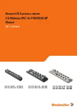 Предварительный просмотр 1 страницы Weidmuller UR67-PB-12-8DI-8-30K Manual