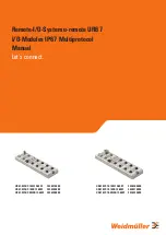 Weidmuller UR67 Series Manual preview