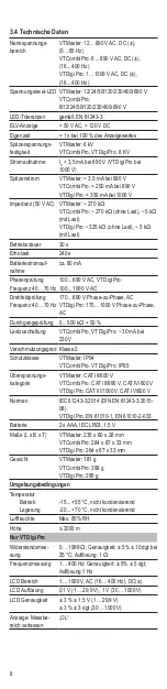 Предварительный просмотр 10 страницы Weidmuller VTCombiPro Operating Instructions Manual