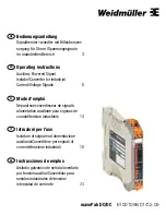 Preview for 1 page of Weidmuller WavePak DC/DC Operating Instructions Manual