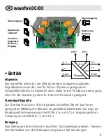 Preview for 3 page of Weidmuller WavePak DC/DC Operating Instructions Manual