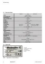 Preview for 8 page of Weidmüller 1477030000 Original Operating Instructions