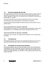 Preview for 8 page of Weidmüller 1500440000 Operating And Maintenance Instruction Manual