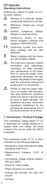 Preview for 8 page of Weidmüller 2436660000 Operating Instructions Manual