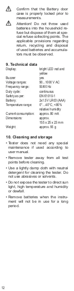 Preview for 12 page of Weidmüller 2436660000 Operating Instructions Manual