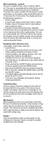 Preview for 8 page of Weidmüller CTIN CM 1.6/2.5 Operating Instructions Manual