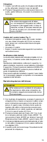 Preview for 15 page of Weidmüller CTIN CM 1.6/2.5 Operating Instructions Manual