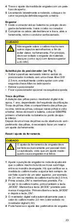 Preview for 23 page of Weidmüller CTIN CM 1.6/2.5 Operating Instructions Manual