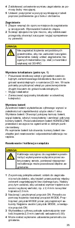 Preview for 35 page of Weidmüller CTIN CM 1.6/2.5 Operating Instructions Manual