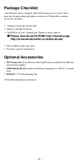 Preview for 2 page of Weidmüller Premium Line IE-SW-PL10M Series Hardware Installation Manual