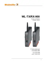 Weidmüller RX-900 Installation Manual preview