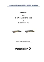 Weidmüller Substation IE-SW-SL26M-24TX-2GC Manual preview