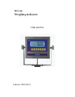 Preview for 1 page of WEIGHSOUTH WS 10 User Manual