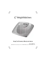 Предварительный просмотр 1 страницы Weight Watchers 8991BU User Manual