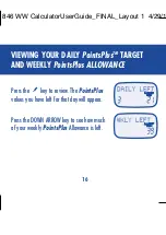 Preview for 16 page of Weight Watchers PointsPlus User Manual